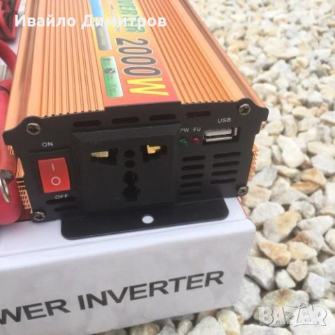 Инвертор на напрежение, UKC, 24V / 220V, мощност 2000W, снимка 2 - Други инструменти - 41371770