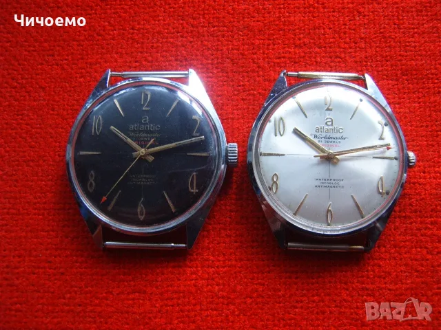 Original Atlantic Worldmaster 21 jewels Unitas 6300 Мъжки ръчен часовник