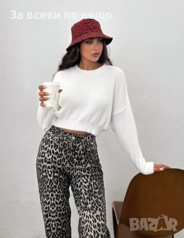 Дамски Кашмирен Пуловер С ДЪлъг Ръкав - 3 Налични Цвята Код Р&М8, снимка 3 - Блузи с дълъг ръкав и пуловери - 48636181