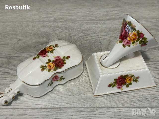 Старинни порцеланови( от фин костен порцелан ) миниатюри , снимка 4 - Колекции - 53413277