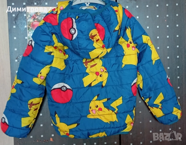детско яке с покемон размер 122см, снимка 3 - Детски якета и елеци - 52533212