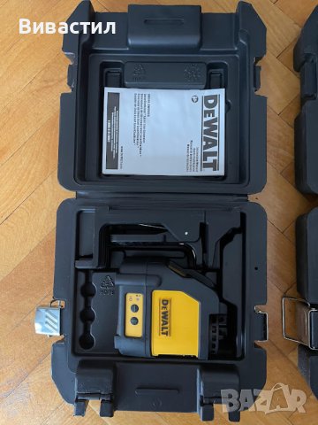 Нов Линеен лазерен нивелир зелен DeWALT DW088CG и червен DW088., снимка 3 - Други инструменти - 44277024