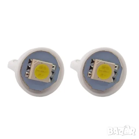 LED крушки T10 12V 6000K 2 броя за интериор, снимка 2 - Аксесоари и консумативи - 55865038