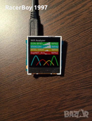 ESP32 TFT touch screen 1.52" 128 x 128, снимка 3 - Друга електроника - 53690269