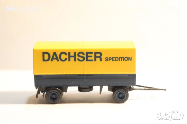 WIKING? HERPA? H0 1/87 DACHSER РЕМАРКЕ КАМИОН МОДЕЛ, снимка 2 - Колекции - 53201524