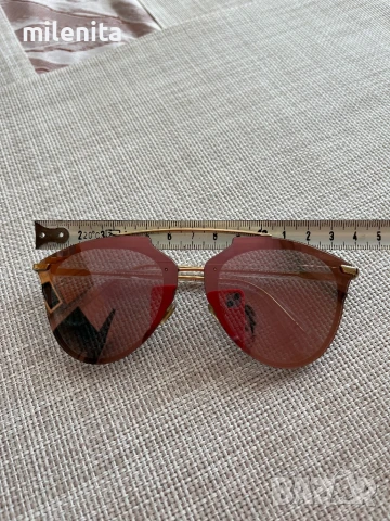 Страхотни очила Christian Dior с огледални розови стъкла, снимка 7 - Слънчеви и диоптрични очила - 50600109