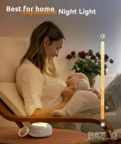 Машина за бял шум - Dreamegg Baby Sleep Sound Machinе, снимка 4 - Други - 48424289
