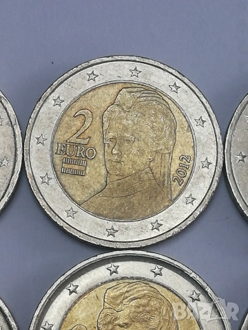 лот 2 евро-Австрия различни години, снимка 3 - Нумизматика и бонистика - 53237722