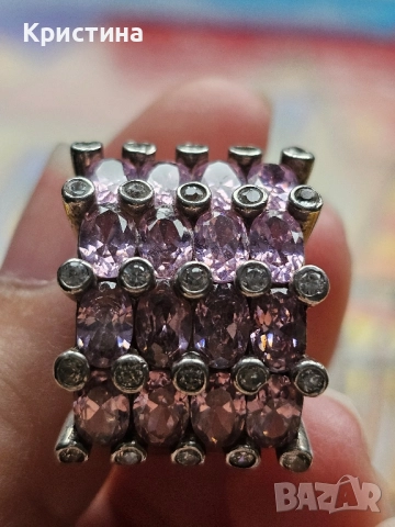 Масивен сребърен пръстен 