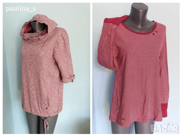Два различни броя / Уникална туника с качулка "Cecil" и "ragwear" / голям размер 