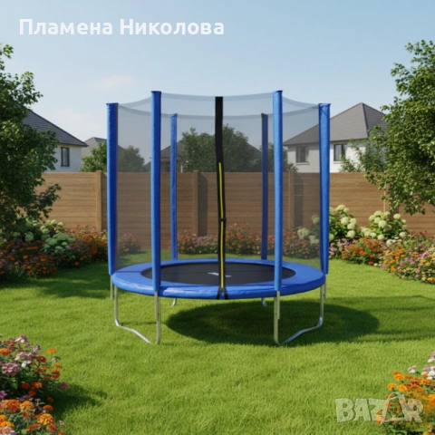 Батут с външна мрежа Jump 6ft - безопасно забавление и тренировка