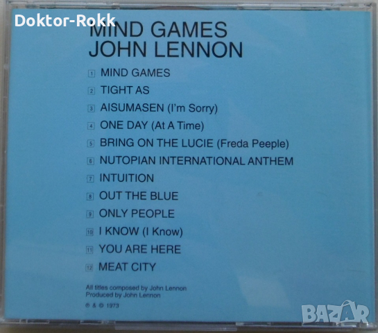 John Lennon – Mind Games (CD) - 1973, снимка 2 - CD дискове - 36477932