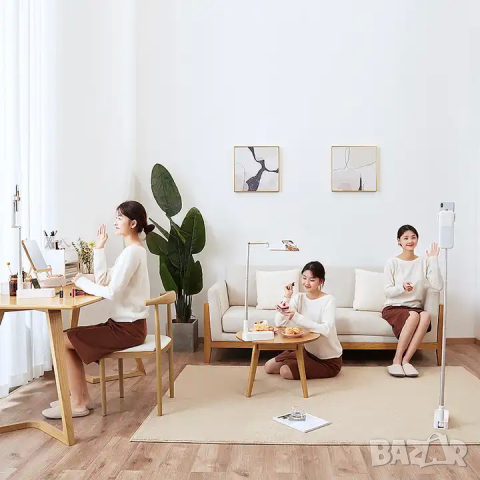 Преносима стойка/статив за телефон USAMS, снимка 4 - Селфи стикове, аксесоари - 44524452