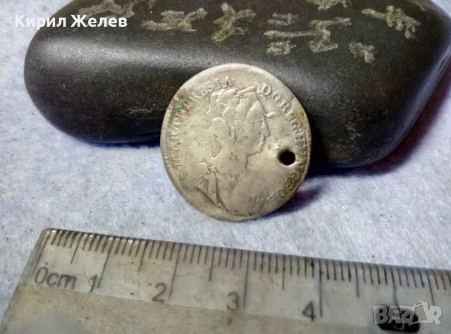 Стара СРЕБЪРНА МОНЕТА 6 КРОЙЦЕРА 1744 ИМПЕРАТРИЦА МАРИЯ ТЕРЕЗИЯ АВСТРИЯ Свещ. РИМСКА ИМПЕРИЯ 26311, снимка 8 - Нумизматика и бонистика - 48805854