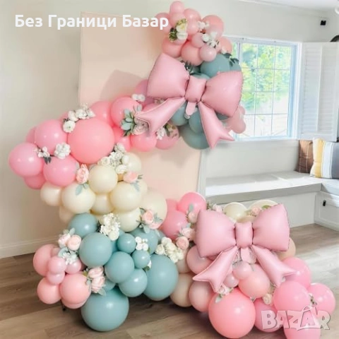 Нови балони за арка Декорация  пролет флорална тема рожден ден момиче, снимка 4 - Декорация за дома - 53644703