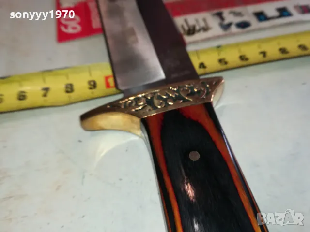 НОЖ СЪС ЗЛАТНИ ОРНАМЕНТИ 1903250818, снимка 9 - Ножове - 49552395