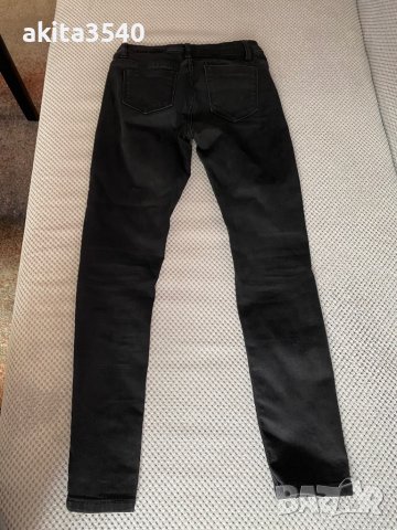 Черни дънки със скъсани колене, снимка 7 - Дънки - 38655659