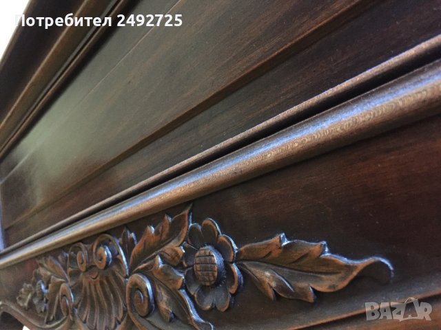 Бюро, писалище, барок, изцяло от дърво антикварно, снимка 4 - Бюра - 42260985