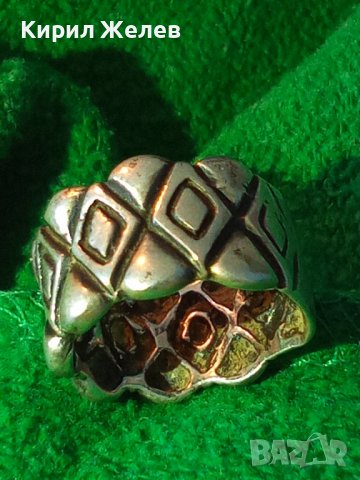 ОРНАМЕНТИРАН СРЕБЪРЕН МОДЕН АРТ ПРЪСТЕН SEZGIN СРЕБРО 925 МАРКОВ СЕЗГИН 32593