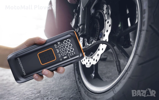 Мини Компресор air pump+ power bank преносим компресор 4000 mAh, снимка 2 - Аксесоари и консумативи - 51493143
