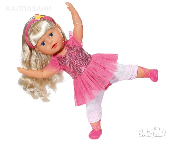 BABY Born - Кукла с дълга коса и аксесоари Sister Style&Play, 43 см Zapf Creation 833018, снимка 6 - Кукли - 42606386
