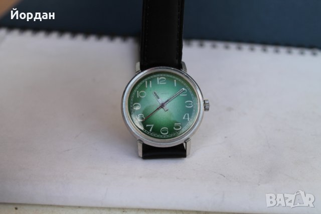 СССР часовник ''ПОЛЕТ'' 17 камъка стоманена каса 38 мм, снимка 4 - Антикварни и старинни предмети - 38729869