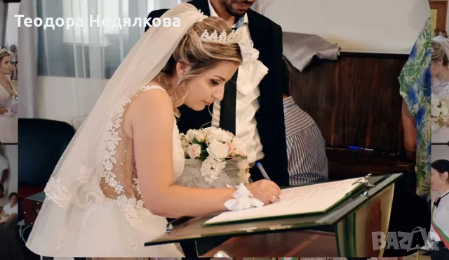 Булчинска рокла , снимка 3 - Рокли - 56351417