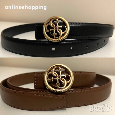 **НОВИ** стилни GUESS колани в 2 цвята, опаковани в подаръчна кутия