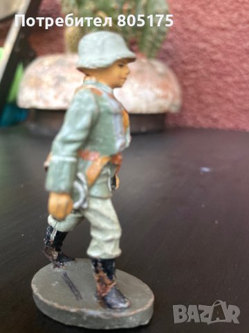 Стара фигурка войник от 30-те год на миналия век Elastolin Lineol, снимка 3 - Колекции - 41564351