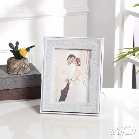 Кристална фоторамка с LED осветление и USB – блясък, който съживява спомените ти, снимка 2 - Декорация за дома - 52172617
