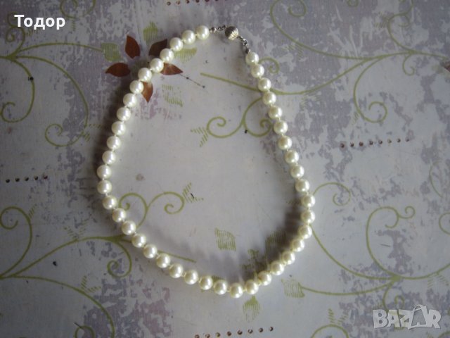 Колие гердан с перли 6, снимка 4 - Колиета, медальони, синджири - 34039595