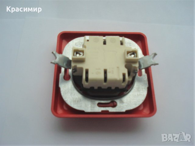Двоен червен електрически ключ осветление, снимка 2 - Крушки - 39384941