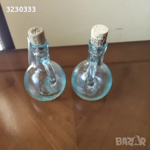 Стъклени шишенца за олио и оцет/прибори, снимка 2 - Декорация за дома - 48648047