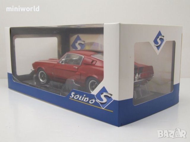 SHELBY GT500 Mustang Elinor 1967 - мащаб 1:18 на Solido моделът е нов в кутия, снимка 10 - Колекции - 38131367