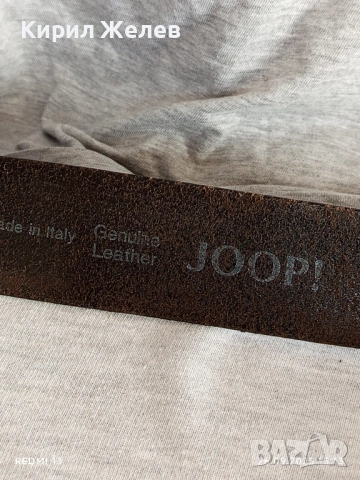 Марков кожен дамски колан JOOP MADE IN ITALY стилен дизайн 26577, снимка 8 - Колани - 51847498