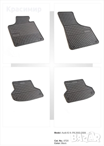 Стелки к-т - Audi-A3 - 2003-2009