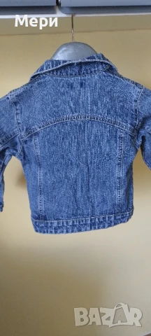 Дънково яке за малко момиченце , снимка 4 - Детски якета и елеци - 51220194