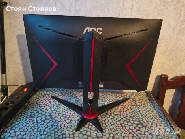 Монитор AOC 24G2U (144HZ), снимка 3 - Монитори - 52594075