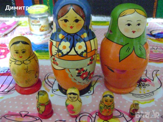 Лот матрьошки от СССР, снимка 2 - Антикварни и старинни предмети - 44198030