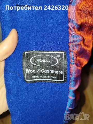 Късо кокетно палто от кашмир, марка Radek's , снимка 7 - Палта, манта - 53082913