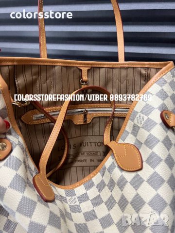 Луксозна чанта Louis Vuitton Neverfull  код DS-Q152, снимка 4 - Чанти - 41444474