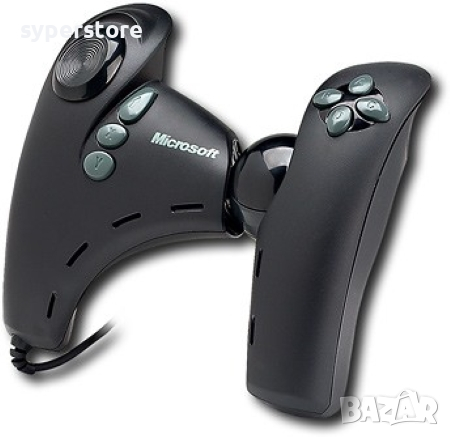 Геймпад Джойстик USB Microsoft Side Winder Dual Strike гейм контролер Gamepad Joystick, снимка 2 - Друга електроника - 36501322