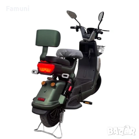 Електрически скутер GT-1000 1200W (Зелен) 2026, снимка 2 - Мотоциклети и мототехника - 53015508