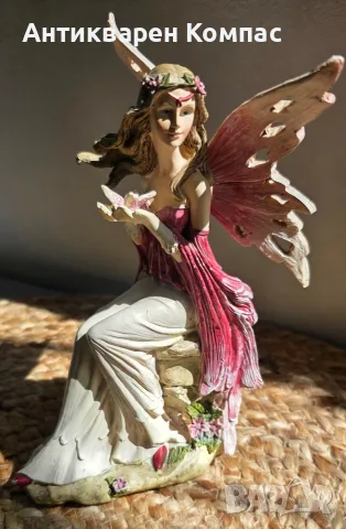 Колекционерска статуетка „Горска фея с пеперуда“ – Shudehill Giftware (Англия), снимка 2 - Колекции - 56252599