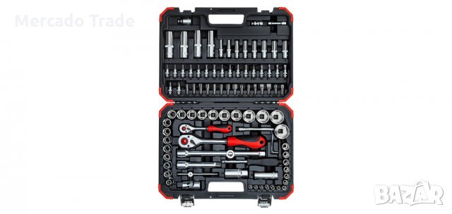 Куфар с инструменти Гедоре, 94ч., снимка 3 - Куфари с инструменти - 35945541