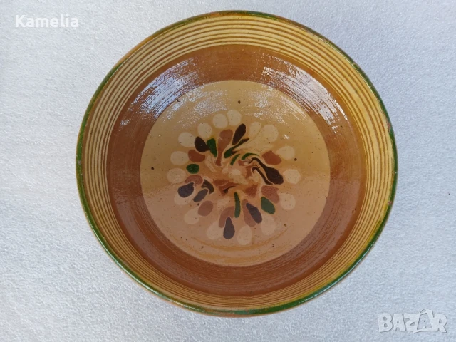 Декоративна керамична чиния, снимка 3 - Декорация за дома - 51220909