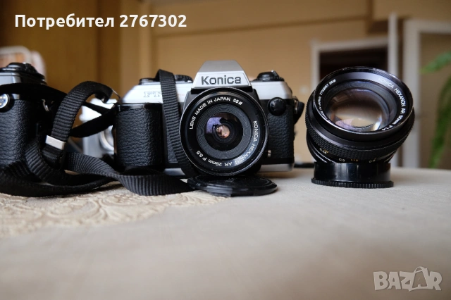 Konica film cameras and Lenses, снимка 2 - Фотоапарати - 53417151