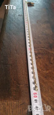 12,12 гр. Златно Колие 14 к проба 585, снимка 3 - Колиета, медальони, синджири - 49755199