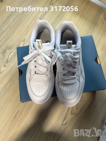 Бели дамски маратонки Puma 38-ми номер, снимка 5 - Маратонки - 56096670