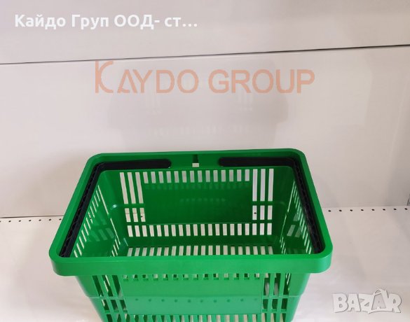 Промоция! Кошница за пазаруване - тъмно зелена 22л, търговско оборудване!, снимка 5 - Оборудване за магазин - 35966716